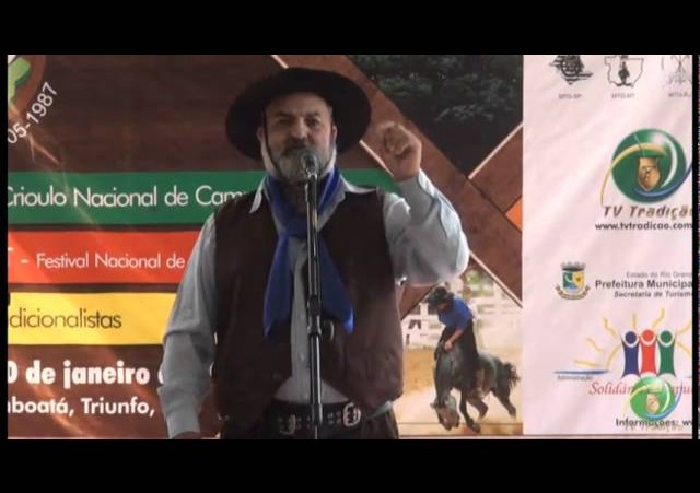 FENART 2011 »  declamação peão veterano  »  Edison Eroques Daniel Velho