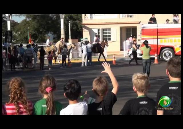 Acendimento da Chama Crioula 2012 »  Venâncio Aires »  Recepção da Cavalgada