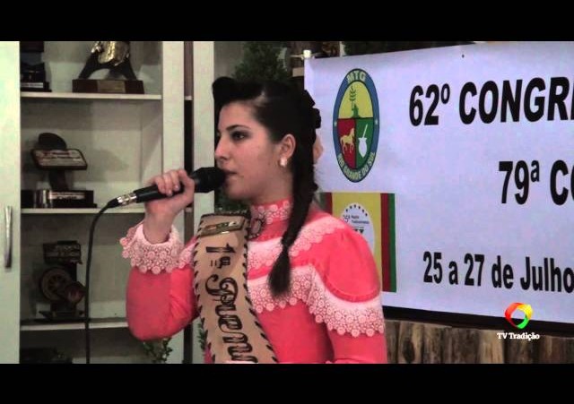 79ª Convenção Tradicionalista - Comunicações - Caroline