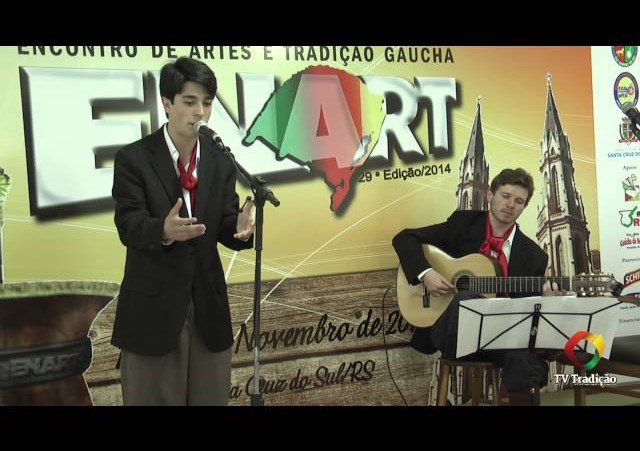 ENART 2014 - Humberto Schumacher da Gama Jr. - Declamação Masculina - Sábado