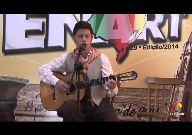 ENART 2014 - Ismael Bolzan - Intérprete Solista Vocal Masculino - Sábado