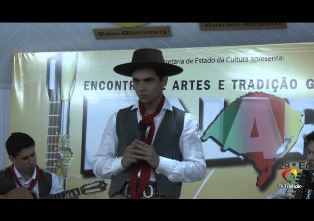 ENART 2014 - Gustavo Oliveira da Silva - Intérprete Solista Vocal Masculino - Sábado