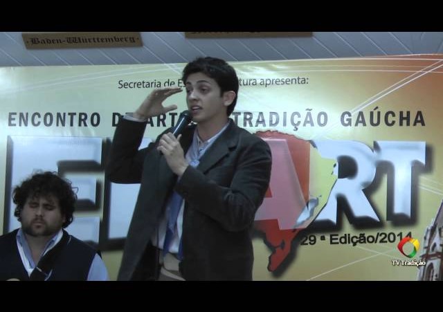 ENART 2014 - Henrique Vargas dos Santos - Intérprete Solista Vocal Masculino - Sábado