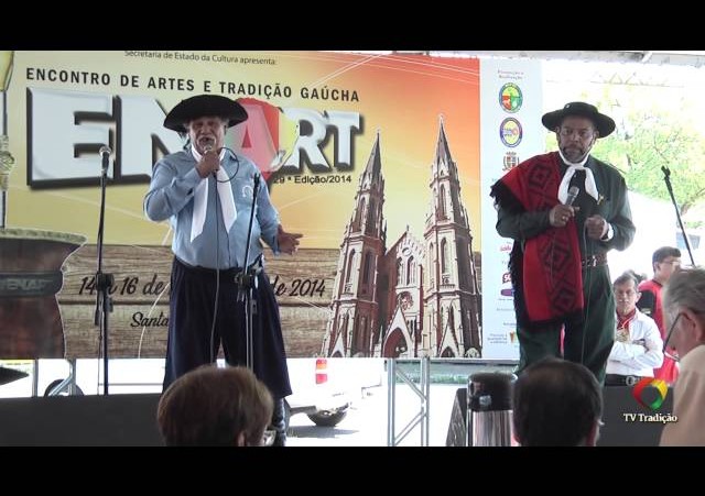ENART 2014 - João X Elci - Trova Mi Maior de Gavetão - Sábado
