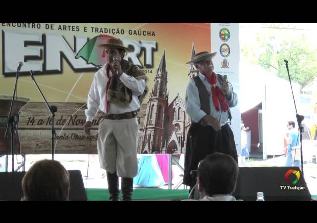 ENART 2014 - Antonio X José - Trova Estilo Gildo de Freitas - Sábado