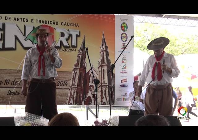 ENART 2014 - José X Antonio  - Trova Estilo Gildo de Freitas - Domingo