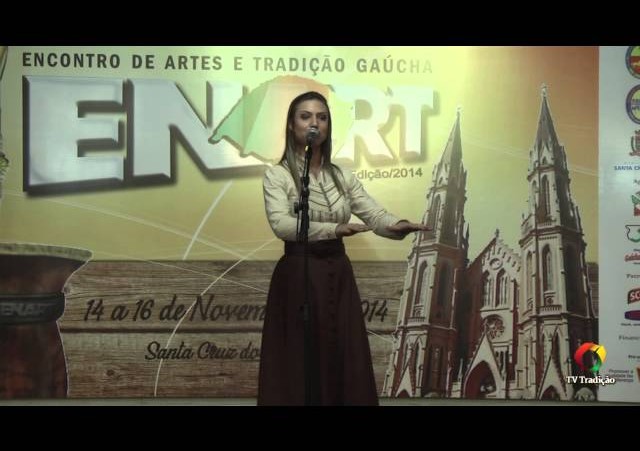 ENART 2014 - Leticia  Vicensi dos Santos - Declamação Feminina - Domingo