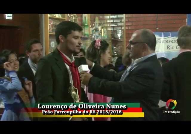 27º Entrevero - Entrevista - Lourenço de Oliveira Nunes