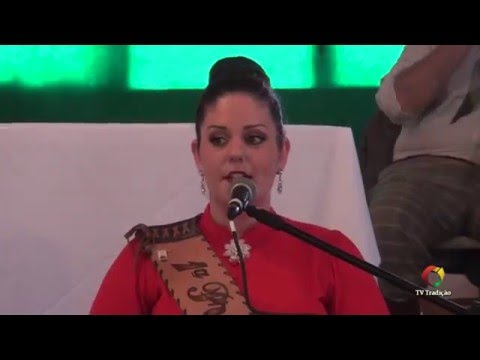 64º Congresso Tradicionalista Gaúcho - Comunicação - Prenda Dirlene