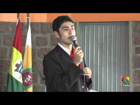 Jair dos Santos Bibiano Jr. - 4ªRT - Peão - Prova oral e artística - 28º Entrevero Cultural de Peões