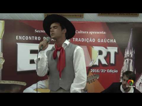 GUSTAVO OLIVEIRA DA SILVA - INTÉRPRETE SOLISTA VOCAL MASCULINO - ENART 2016 - SÁBADO