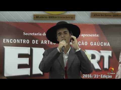 TAYLOR BULSING DE OLIVEIRA - INTÉRPRETE SOLISTA VOCAL MASCULINO - ENART 2016 - SÁBADO