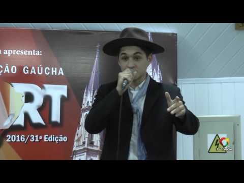 MATEUS DIAS LOUZADA - INTÉRPRETE SOLISTA VOCAL MASCULINO - ENART 2016 - SÁBADO