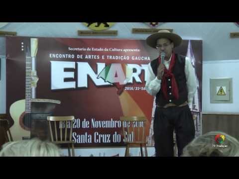 PATRICK SAMPAIO DE MORAES - INTÉRPRETE SOLISTA VOCAL MASCULINO - ENART 2016 - SÁBADO