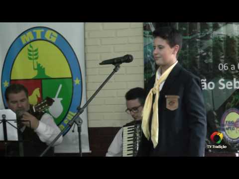 Tobias Hettwer dos Santos - Provas Oral e Artística - 29º Entrevero Cultural de Peões