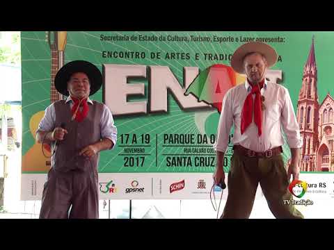 JOEL PIRES DA CONCEIÇÃO X JORGE LUIS PIENIZ  - TROVA MI MAIOR DE GAVETÃO - SÁBADO - ENART 2017