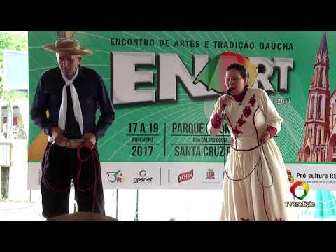 JOÃO BENITO S. ARENA X MARIA EDI M. DE LIMA - TROVA ESTILO GILDO DE FREITAS - SÁBADO - ENART 2017