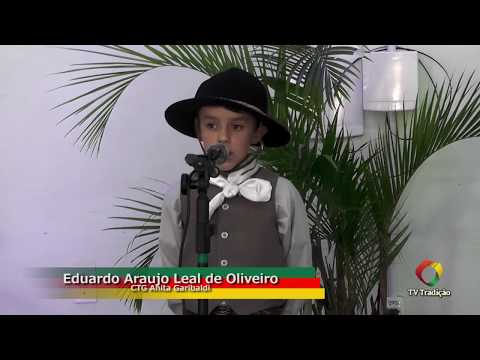 Eduardo Araujo Leal de Oliveiro - Declamação - II Rodeio Artístico Nacional de Abdon Batista