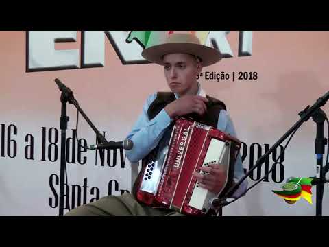 DANIEL LINDENMEYER DA SILVA  - ENART 2018 - GAITA DE BOTÃO MAIS DE 8 BAIXOS
