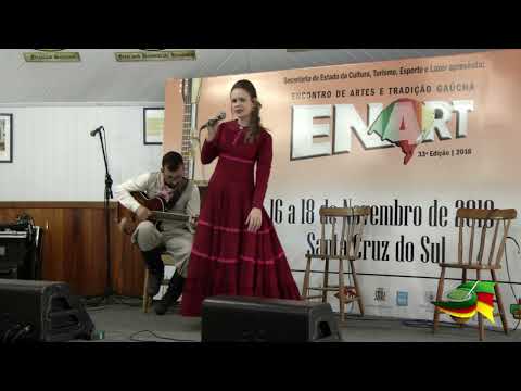 JORDANA DE MARCO GIACOMELLI - ENART 2018 - INTÉRPRETE FEMININO - SÁBADO