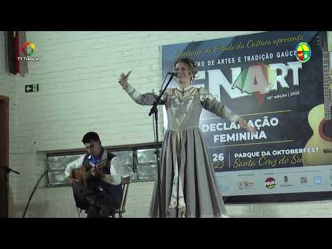 TAINÁ SEVERO VALENZUELA - DECLAMAÇÃO - ENART 2023 - SÁBADO