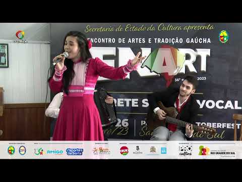 JULIA DO AMARAL ANTONINI - INTÉRPRETE FEMININO - ENART 2023 - DOMINGO